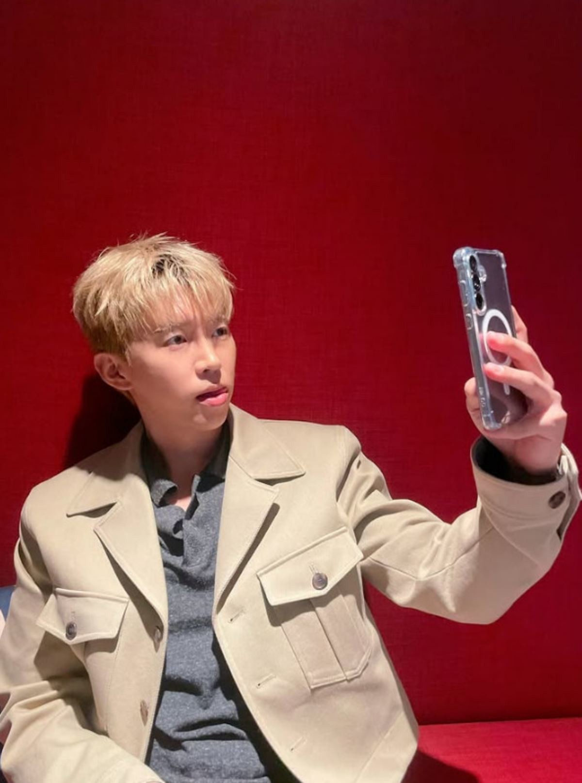 금발머리 변신한 임영웅 근황. / 임영웅 인스타그램