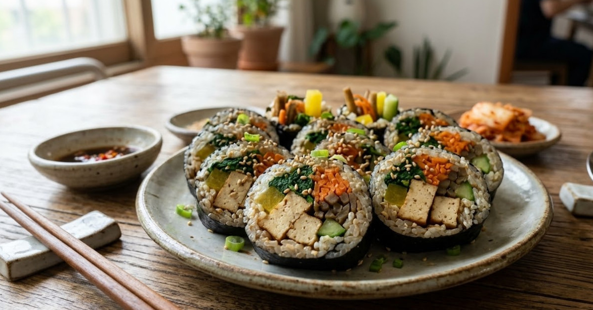 두릅 김밥. 단순 자료 사진. 기사 이해를 돕기 위해 AI로 제작한 이미지.