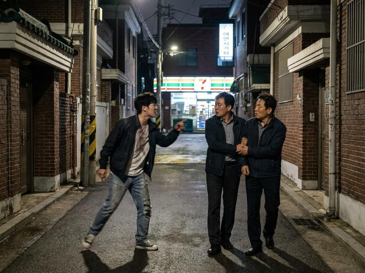 평택에서 발생한 묻지마 폭행 사건. 기사 내용 토대로 AI툴 활용해 제작한 단순 자료사진.