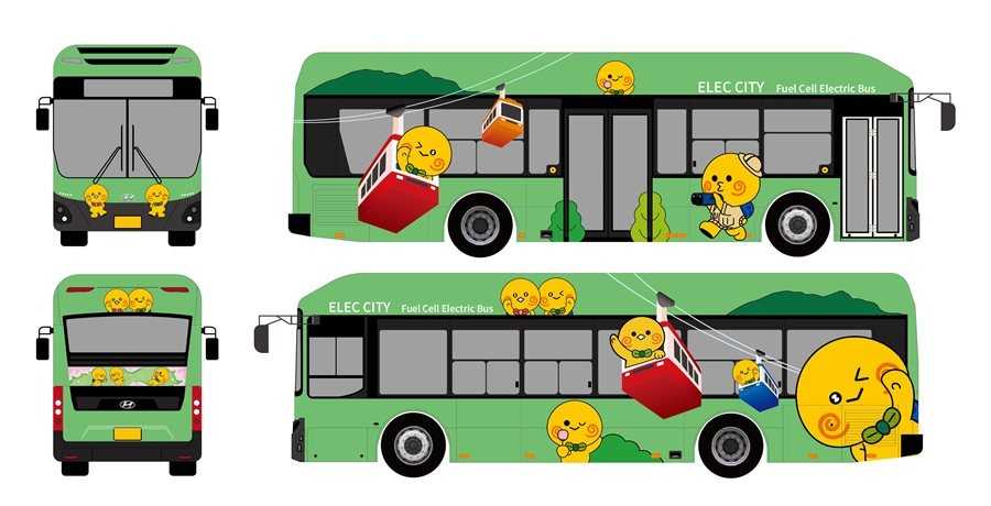 낭만토미버스 디자인(안). / 구미시 제공