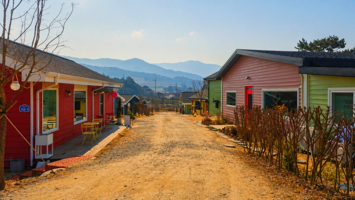 고창 서점마을. / 고창군 공식 블로그, AI