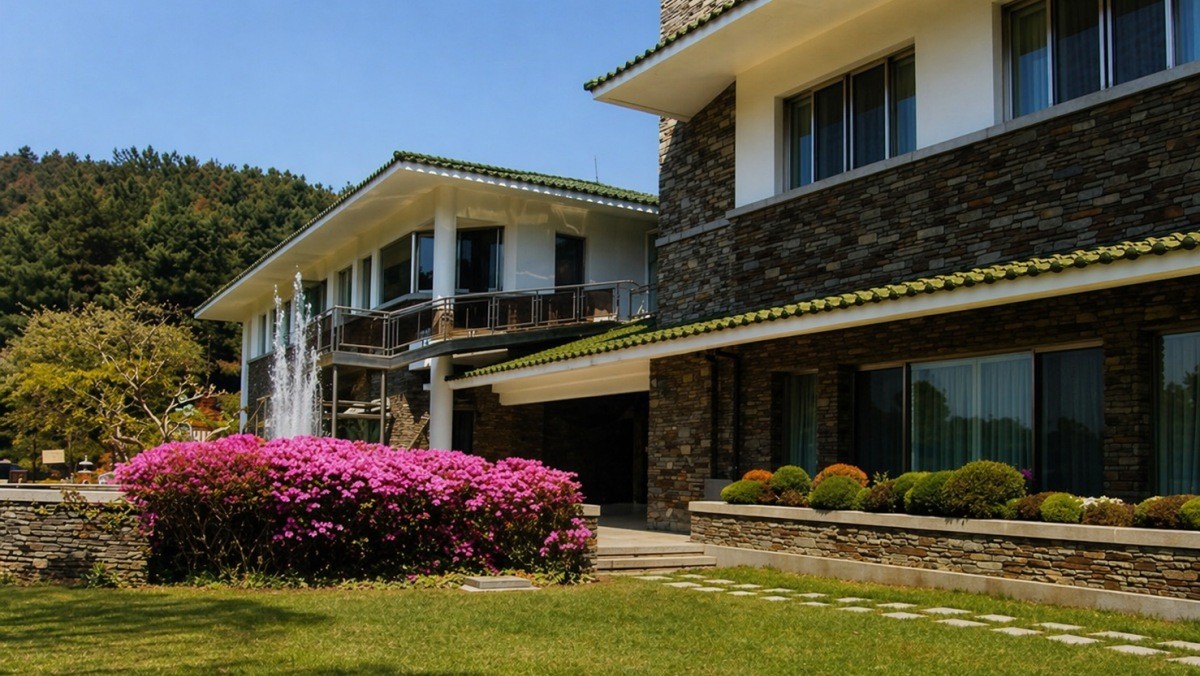 청남대. 기사 내용 토대로 AI툴 활용해 제작한 자료사진.