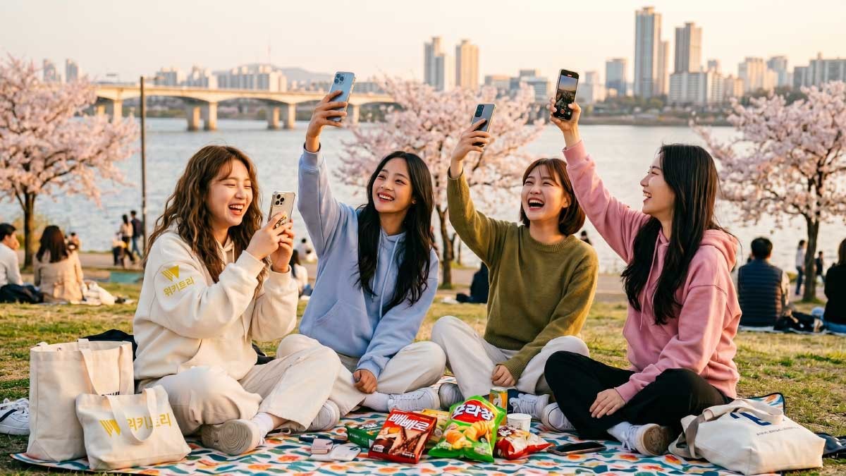 셋로그를 하는 젊은 세대. 기사 이해를 돕기 위해 AI로 생성한 이미지입니다. / 위키트리