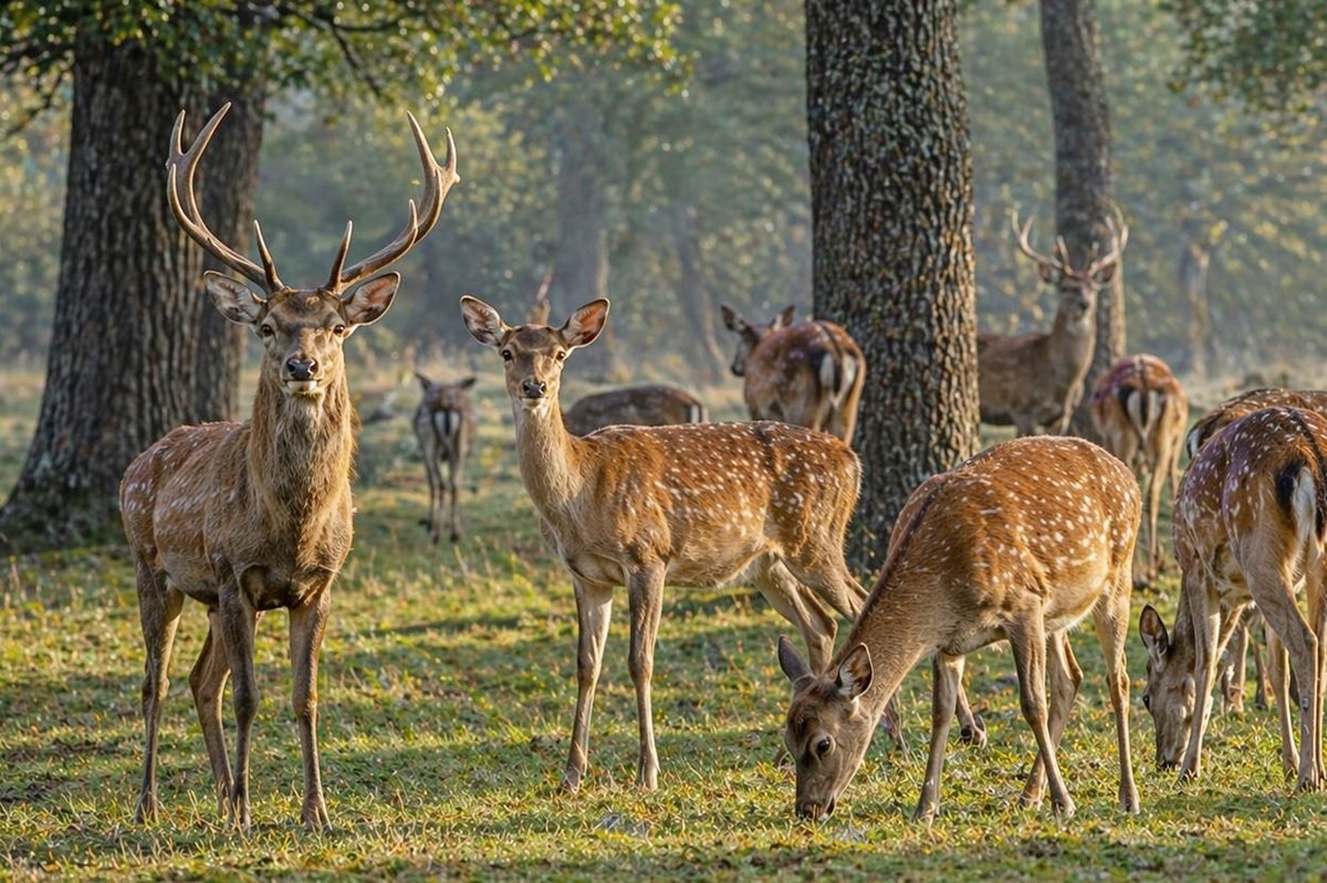 사슴 모습. 기사 이해를 돕기 위해 AI를 활용해 제작한 사진. 기사 내용과 관련 없는 자료 사진임. 서울 구로소방서는 24일 오전 8시 22분쯤 '구로구 항동 천왕산 가족캠핑장 인근에 사슴이 나타났다'라는 신고를 접수했다. 이번에 목격 신고가 접수된 사슴은 지난 22일 낮 12시 32분쯤 경기도 광명시 옥길동에 있는 한 사슴농장에서 탈출해 아직 잡히지 않은 사슴 5마리 중 일부로 추정된다. 이에 따라 현재 소방과 경찰, 구로구는 인력 등을 투입해 사슴을 찾고 있는 것으로 전해졌다.