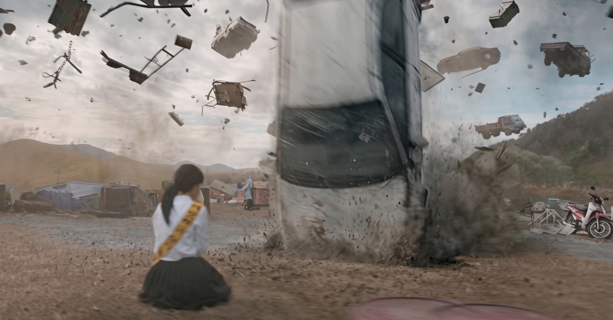 '원더풀스' 티저 예고편 한 장면. AI를 통해 화질을 높였다. / 유튜브 'Netflix Korea 넷플릭스 코리아'