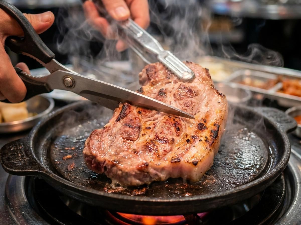 주방가위 사용 모습. 기사 내용 토대로 AI툴 활용해 제작한 자료사진.