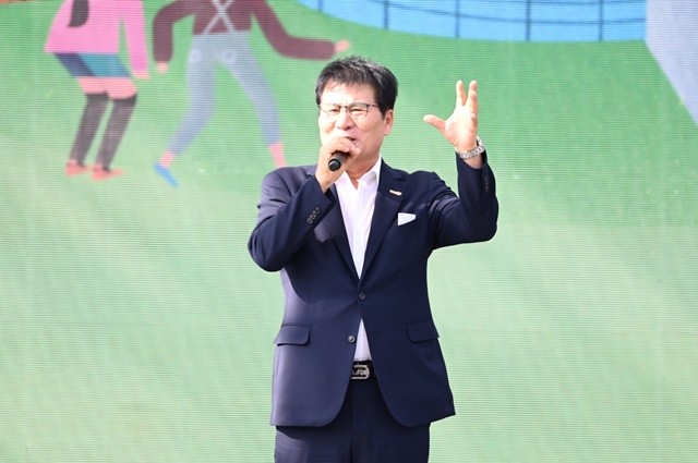 이상익 함평군수가 개회사를 하고 있다. / 노해섭 기자