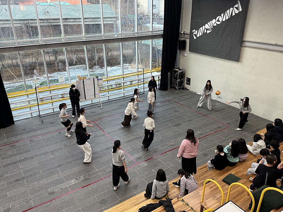 오픈스페이스 피구대회 모습