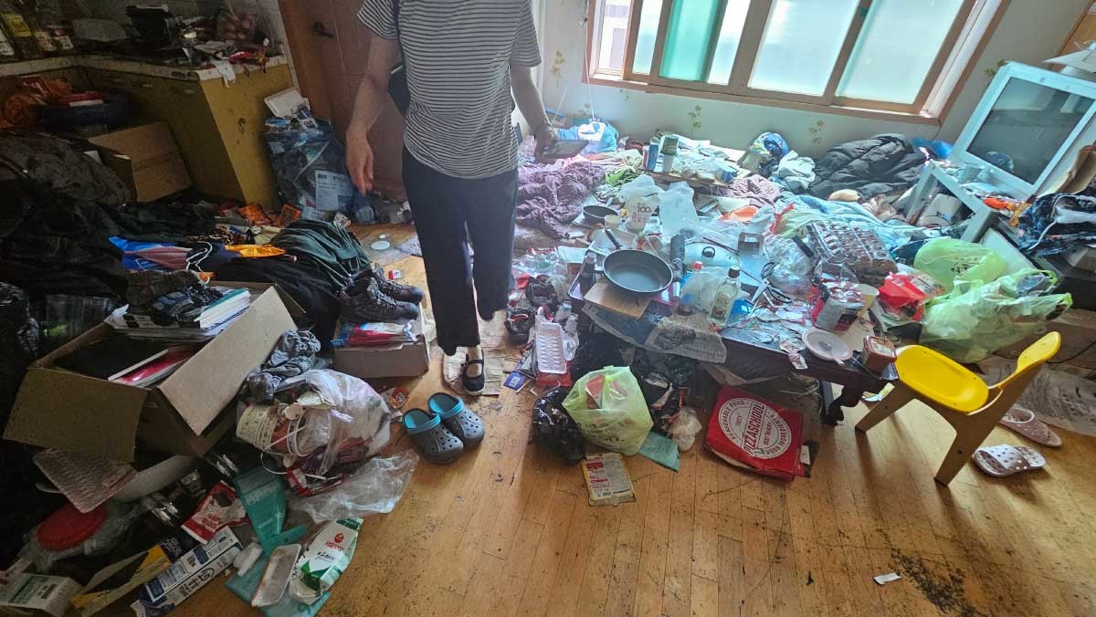 서울시 도봉구 한 주택의 주거 환경개선 전 모습. / 뉴스1