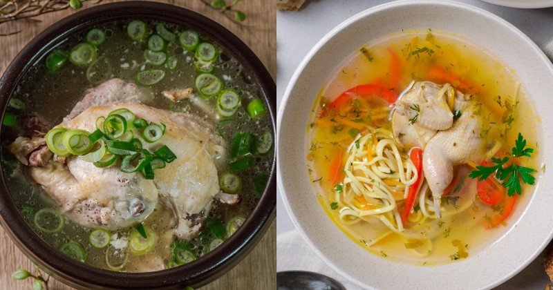 삼꼐탕와 루마니아 치킨 수프   / 셔터스톡