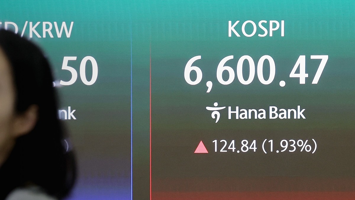코스피 장중 6600선 돌파 / 뉴스1