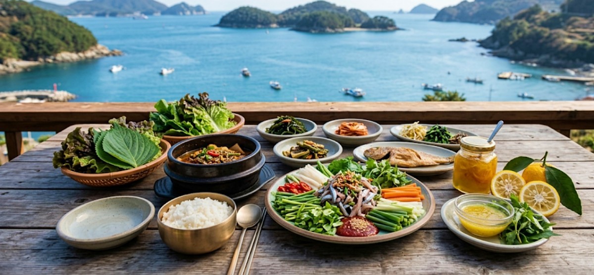 해산물 요리와 유자. 기사 이해를 돕기 위해 AI로 제작한 자료 이미지로, 실제 모습과 다소 차이가 있을 수 있습니다.