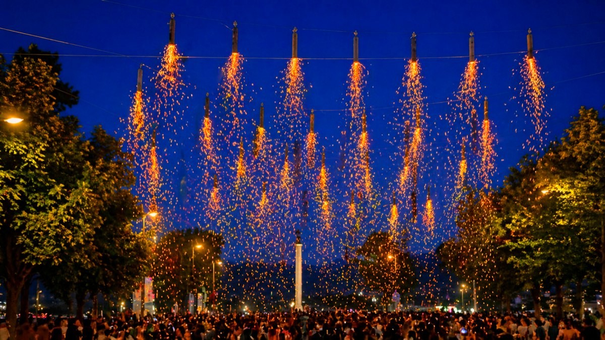 세종 낙화축제. / 세종시 공식 블로그, AI