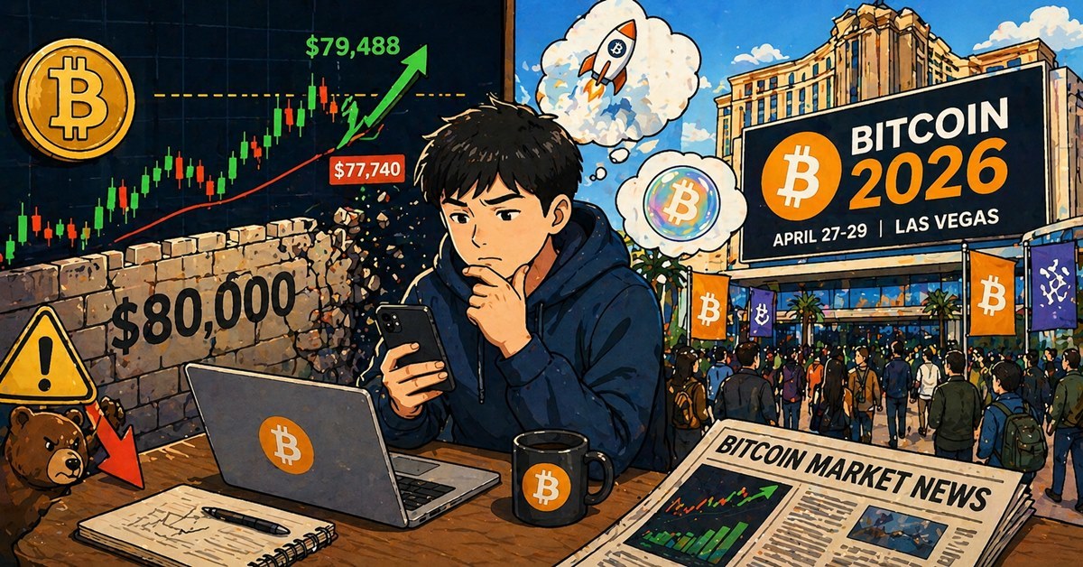 암호화폐 비트코인, 8만 달러 돌파 직전 조정... 시장은 27일 열리는 이벤트에 집중