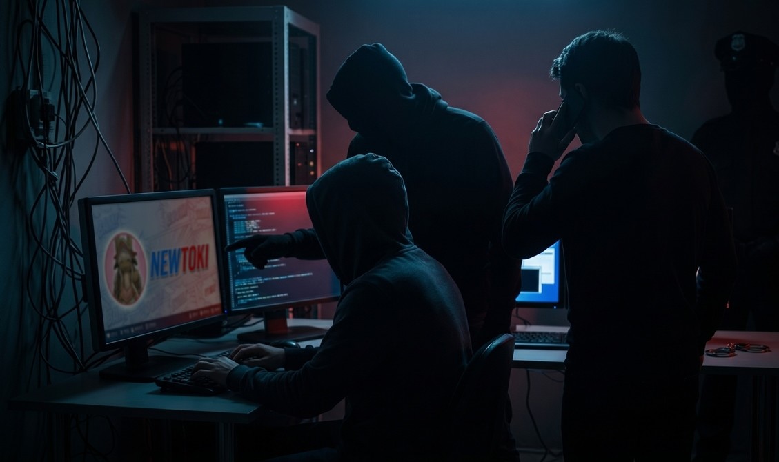 음지에서 불법 사이트를 운영하며 수많은 콘텐츠 저작권 피해를 양산한 운영자들 / AI 생성 이미지