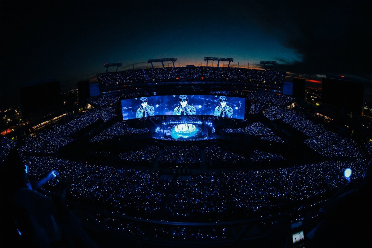 지난 26일 진행된 'BTS 월드 투어 '아리랑' 인 탬파' 공연 현장 / 방탄소년단 엑스(구 트위터)