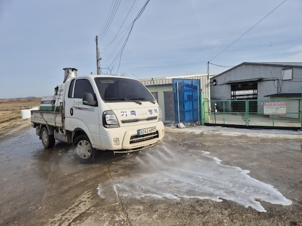 가축전염병 예방백신 선제 방역 / 정읍시
