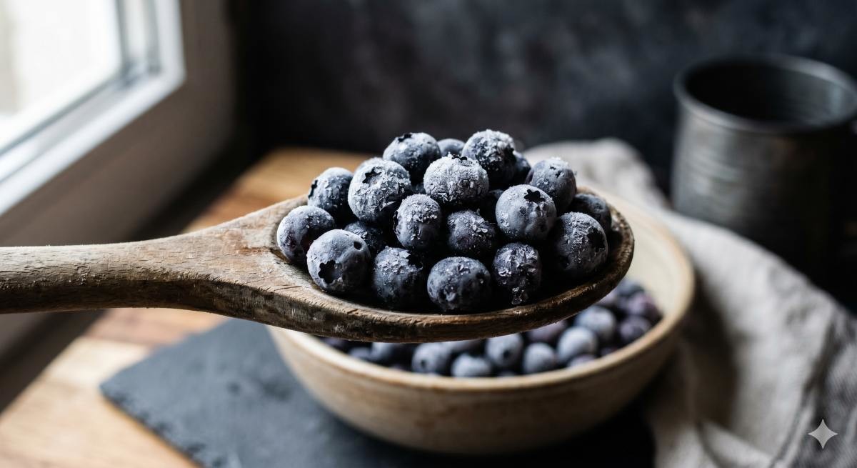 냉동 블루베리 사진 (AI로 제작)