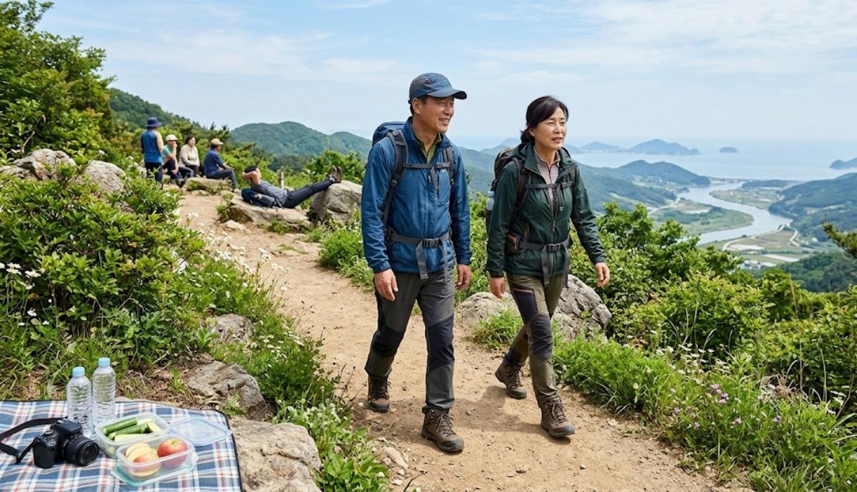 등산을 즐기는 사람들. 기사 이해를 돕기 위해 AI로 제작한 자료 이미지.