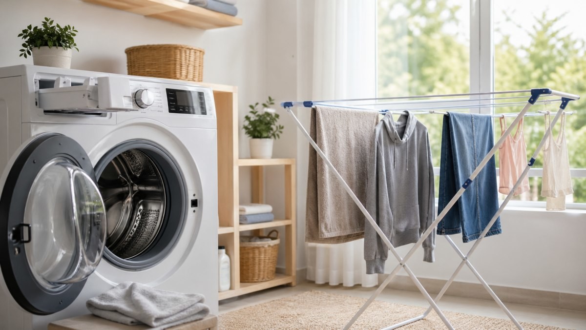 세탁만큼 건조도 중요하다. 기사 이해를 돕기 위해 AI로 제작한 자료 이미지.