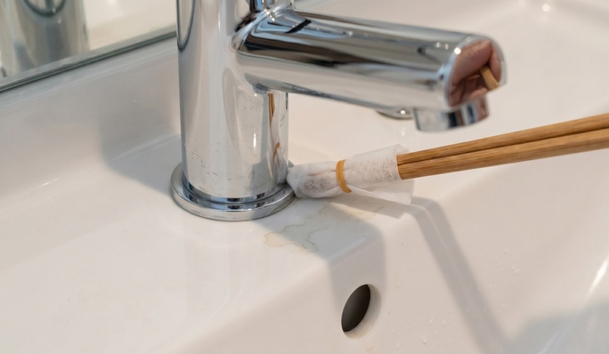 세면대 물때 청소. 기사 이해를 돕기 위해 AI로 제작한 자료 이미지.