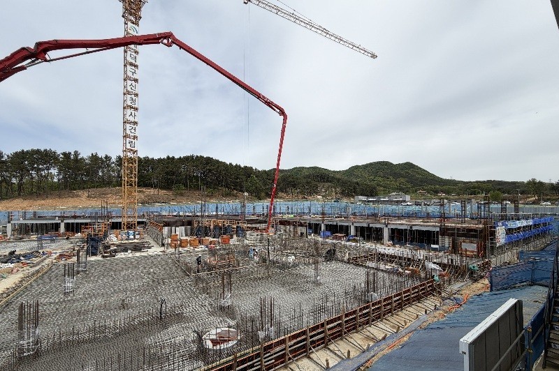 대전 대덕구 연축 지구에 들어설 예정인 대덕구 신청사 건립 현장 모습./사진=대덕구