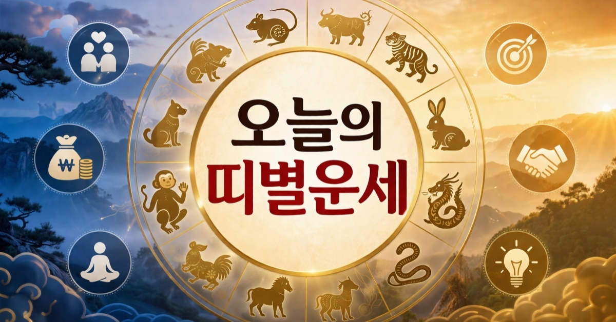 5월 1일 12지지 운세, 쥐띠는 권태감·뱀띠는 행운 극과 극 갈린다