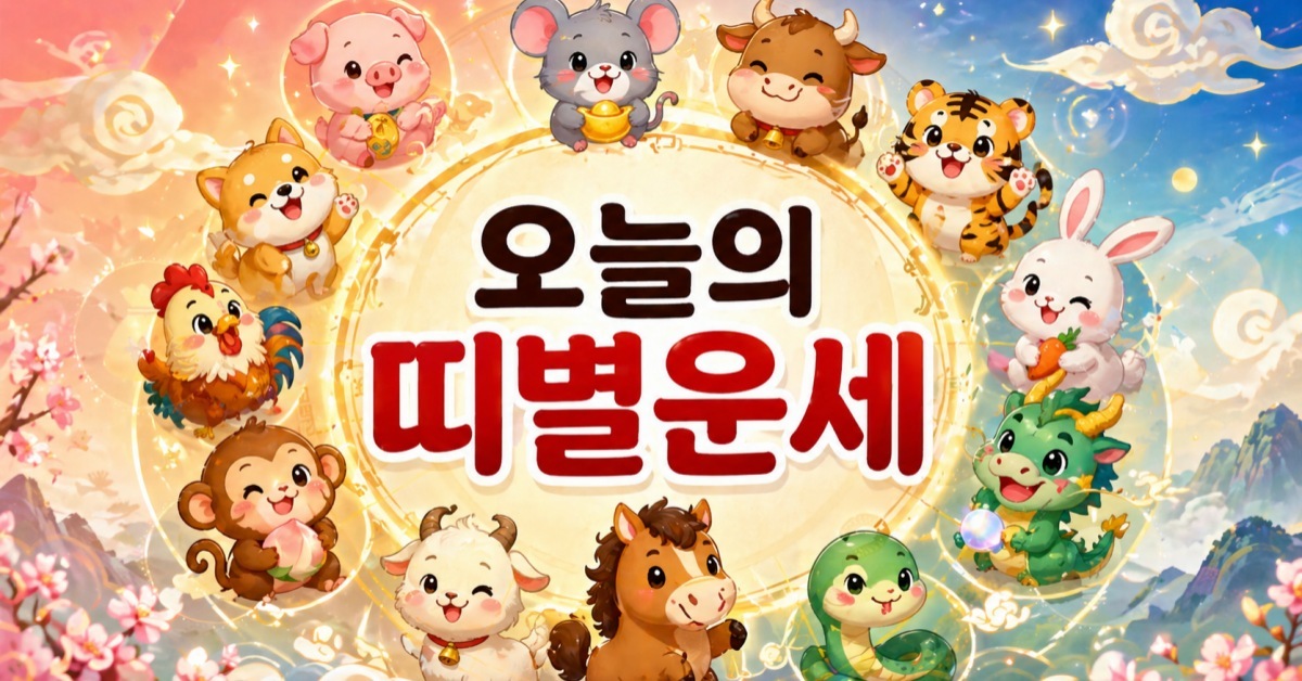 5월 2일, 쥐띠·소띠·호랑이띠는 '주의'... 용띠·원숭이띠는 '대박'