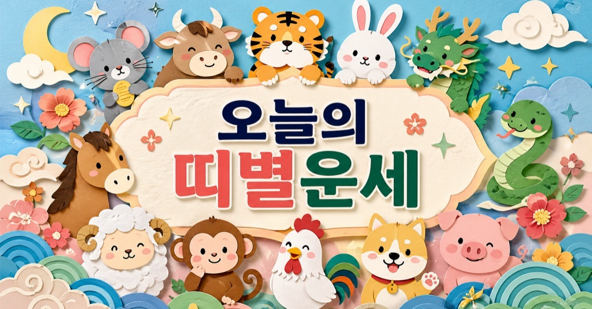 5월 8일 12띠 운세 공개, 쥐띠·호랑이띠·돼지띠는 '행운의 날'