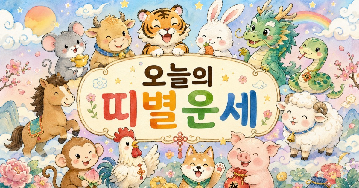 5월 9일 12띠 운세, 호랑이·토끼·용띠는 거래 길한 날 (+운세표)