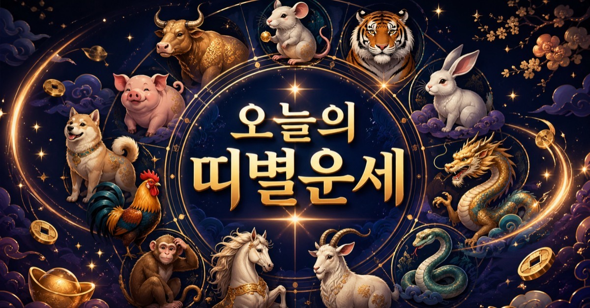 5월 14일 12띠 운세 분석, 호랑이·토끼·용띠는 '대박 기회' 뱀·말·양띠는 '주의'
