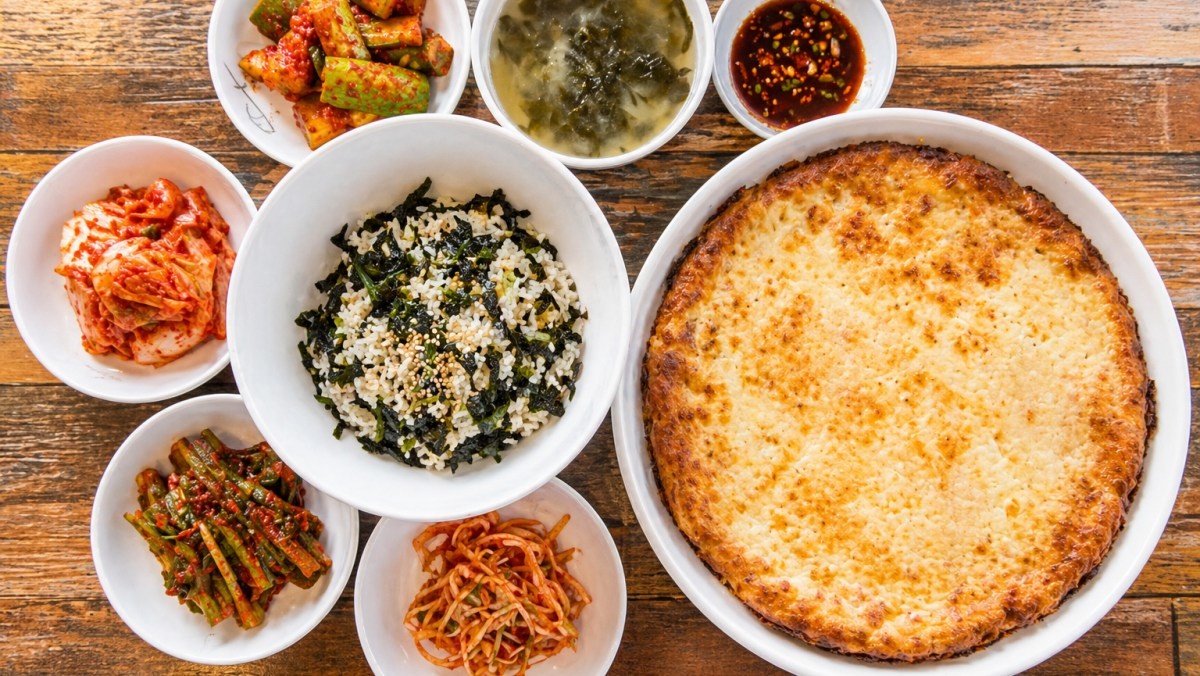 육백마지기 식당 메뉴를 토대로 ai툴 활용해 제작한 이미지.