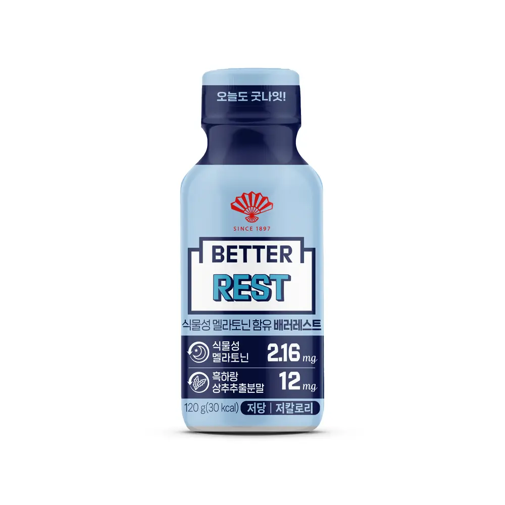 식물성 멜라토닌을 함유한 수면 음료 ‘베러레스트’ 제품 이미지. / 올리브영 홈페이지