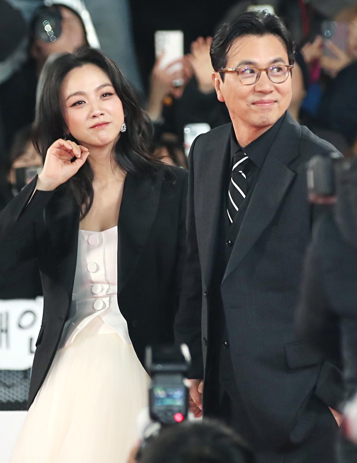 김태용♥ 탕웨이. 탕웨이는 2011년 영화 '만추'를 통해 김태용 감독과 처음 인연을 맺었다.  / 뉴스1