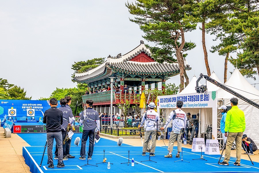 2025년 계양구청장배 국제양궁대회 수향원에서 단체전(계양구청 양궁팀)