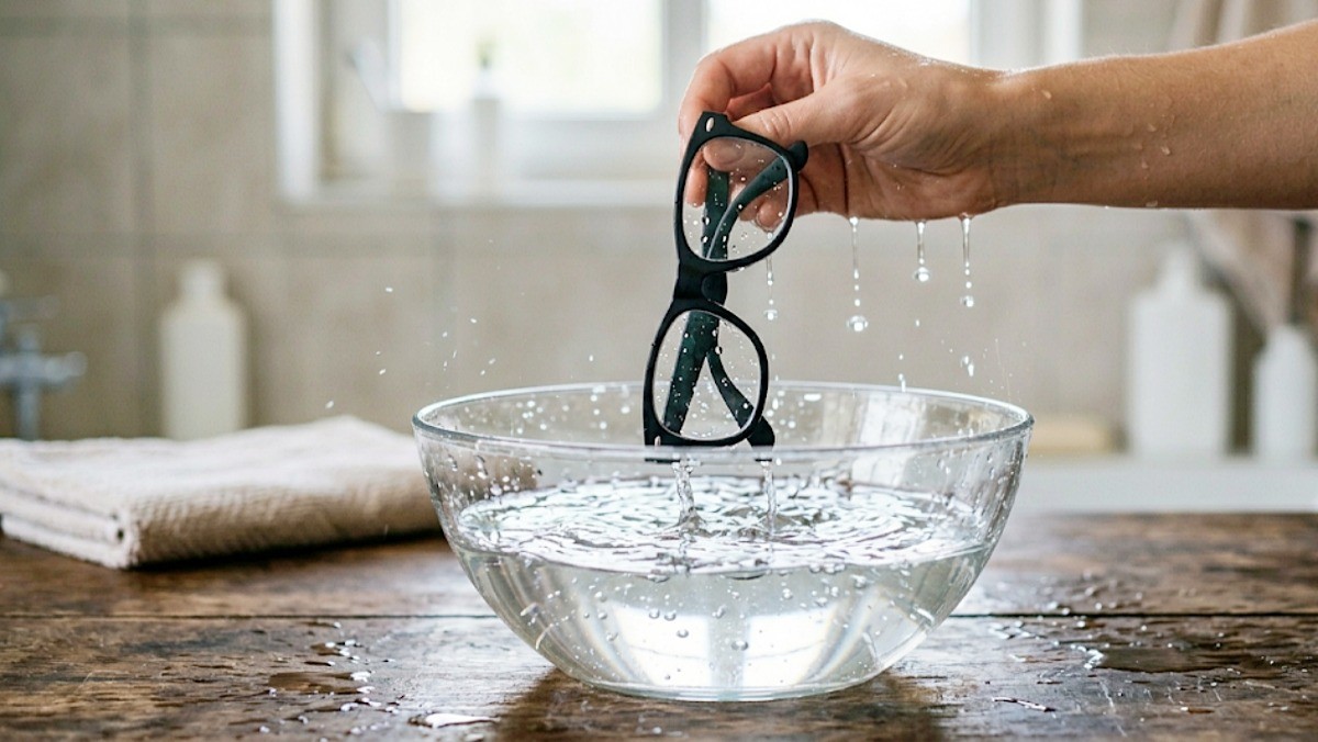 안경 세척. 기사 이해를 돕기 위해 AI로 제작한 자료 이미지.