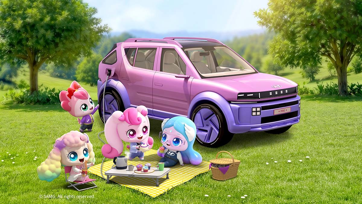 아들·딸 모두 만족할 전시 온다… 현대차, '티니핑' 세계관에 풍덩