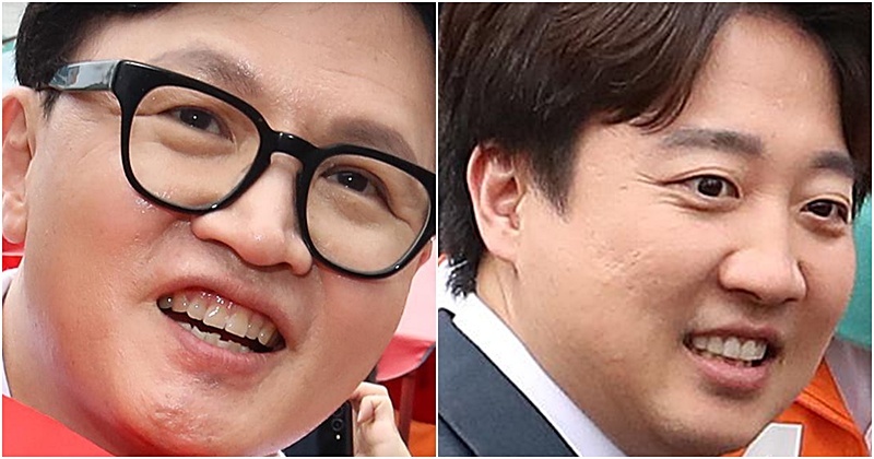 한동훈, 이준석...부산 구포시장에서 '우연히' 마주치자 보인 행동 (영상)