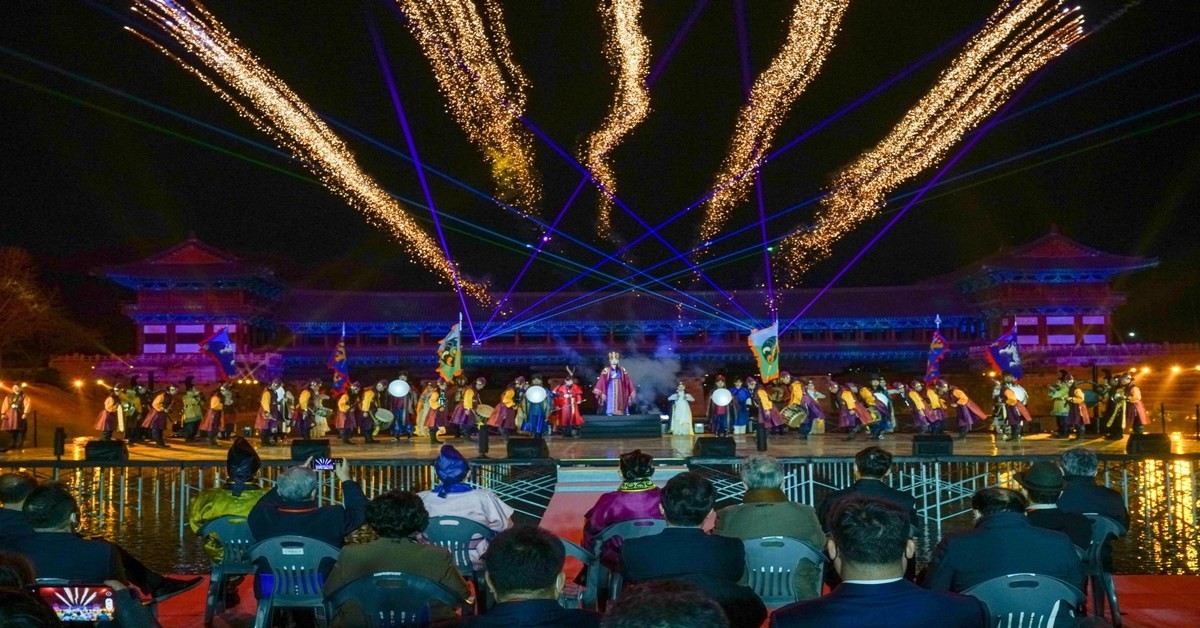 2022년 경주시에서 개최된 동아시아 문화도시 개막식 자료 사진/경주시 제공
