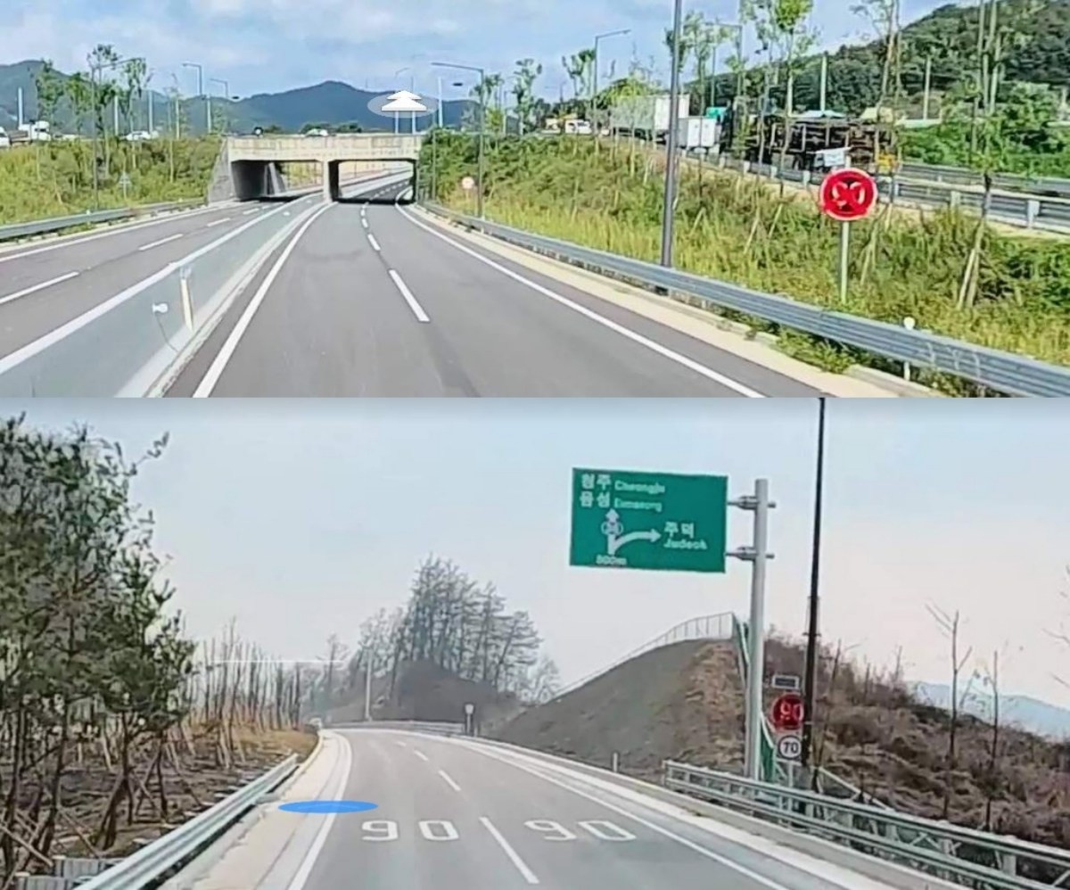 제한속도 표지판 혼선 구간 모습. / 카카오맵 로드뷰 캡처