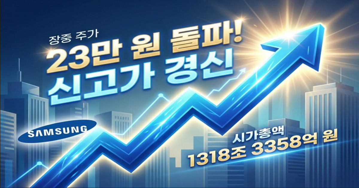 영업익 756% 폭증 그 너머…장중 23만원 돌파한 삼성전자의 '진짜 숫자' 