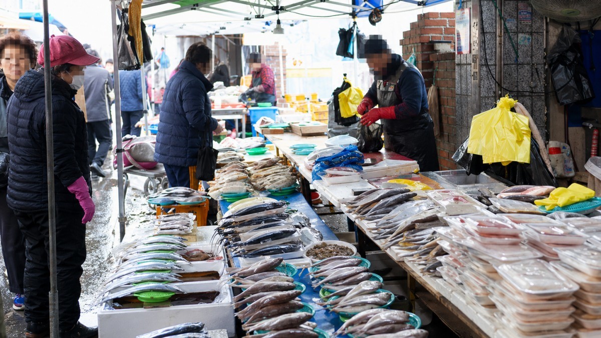 대구 화원전통시장. / 달성군 공식 블로그, AI