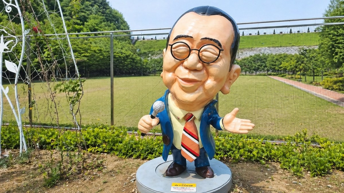 옥연지 송해공원. / 달성군 공식 블로그, AI