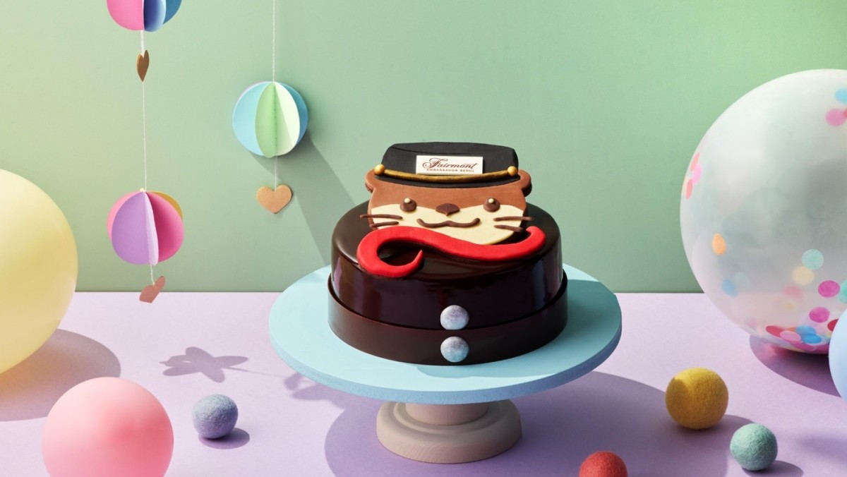 페어몬트 마스코트를 활용한 캐릭터 수다리 케이크.  / 페어몬트 서울 제공