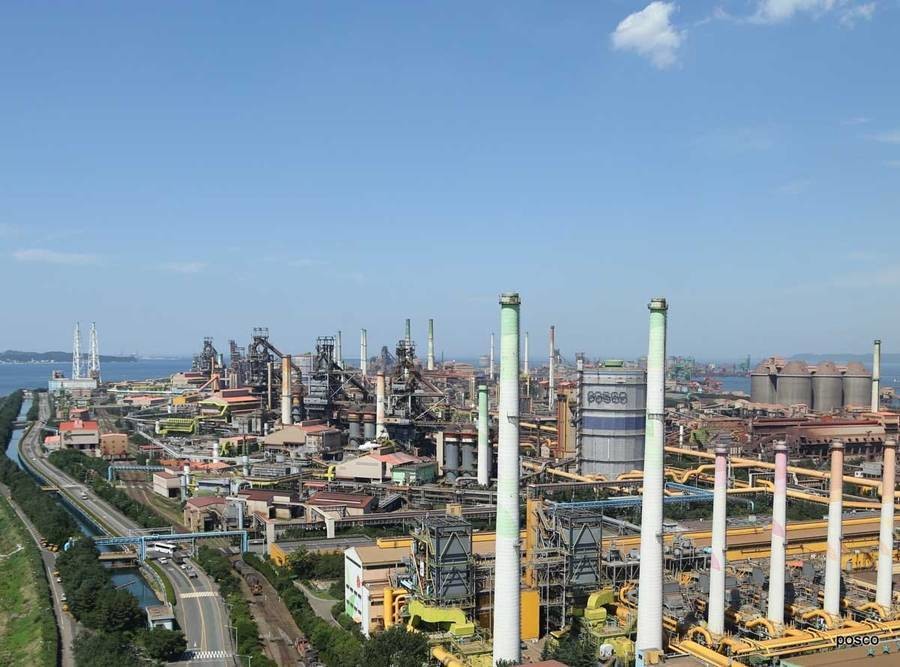 포스코 포항제철소 전경/포스코