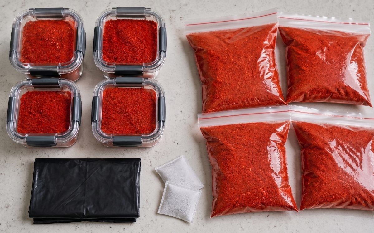 고춧가루 소분. 기사 이해를 돕기 위해 AI로 제작한 자료 이미지.