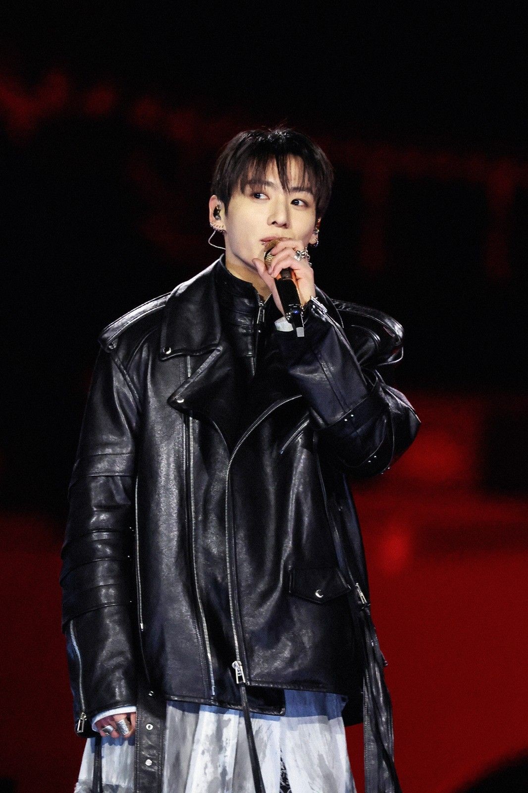 Jungkook Singing on Stage / News1