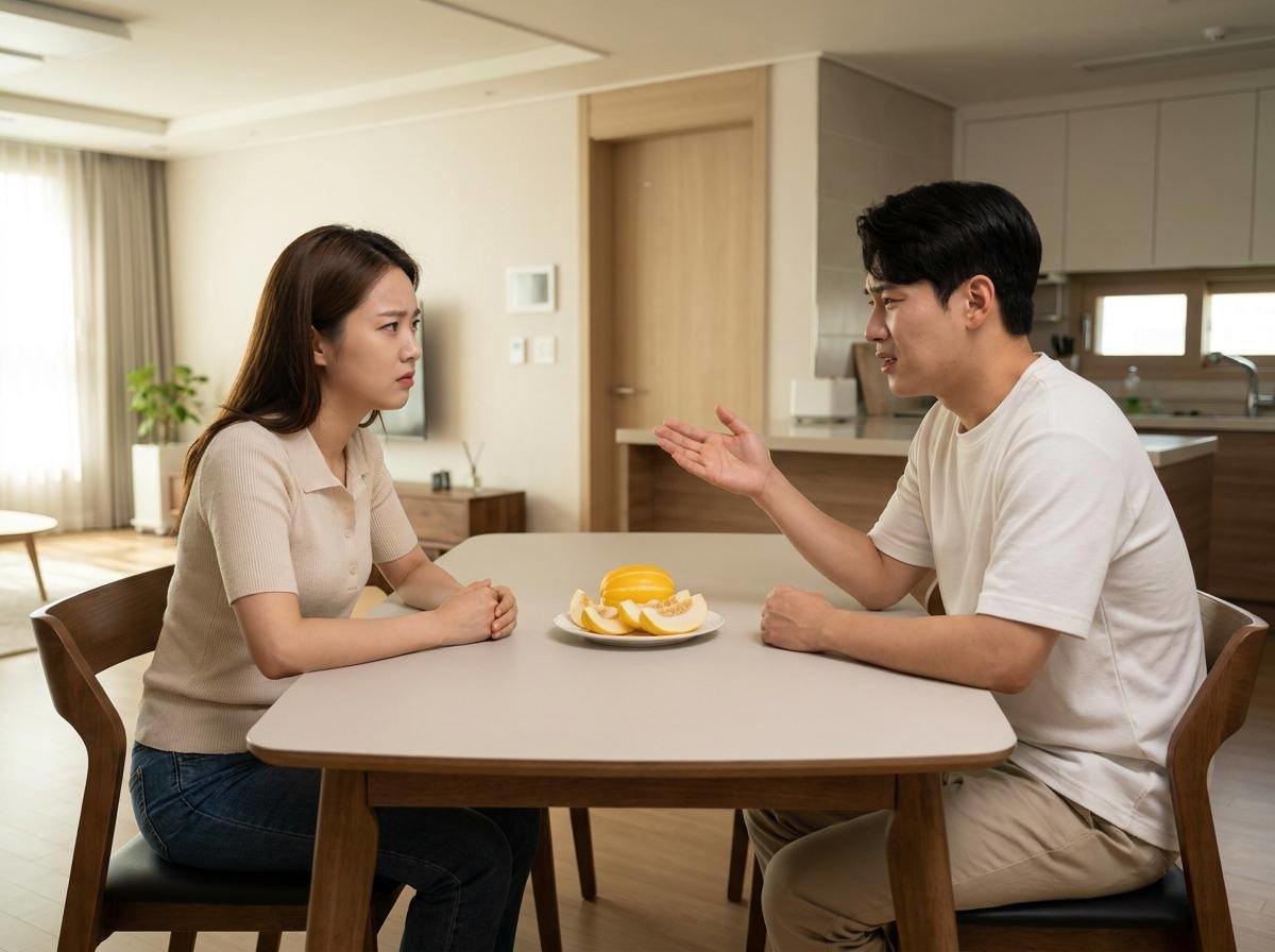 언쟁 중인 부부. 기사 내용을 바탕으로 제작한 자료사진.