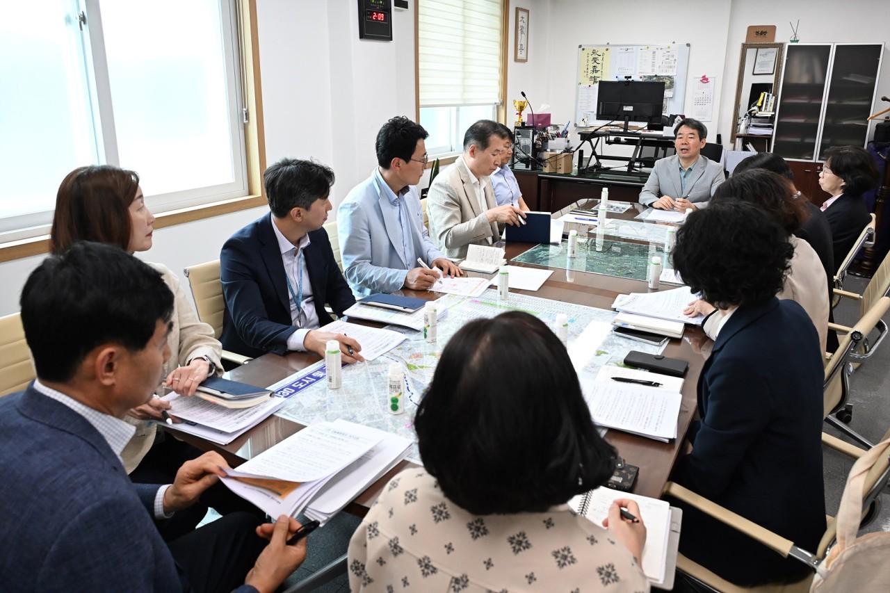 30일 중구 부구청장 주재 구정 현안 점검회의 모습 / 사진=대전 중구