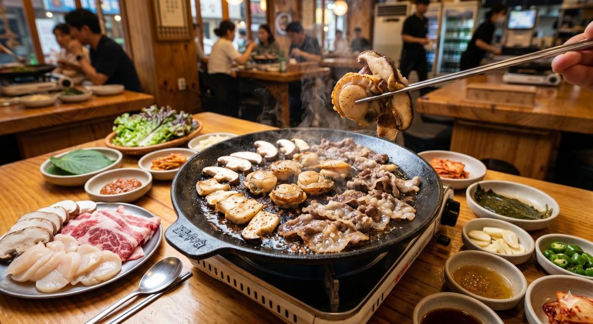 키조개 삼합 자료사진 (AI로 제작)